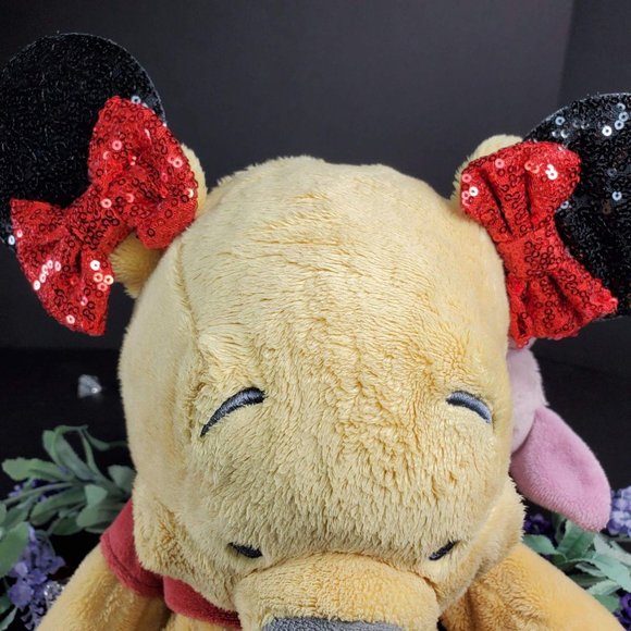 Boutique Other - 2/$20 Minnie Black Ears Sequin Bow Hair Clips Girl